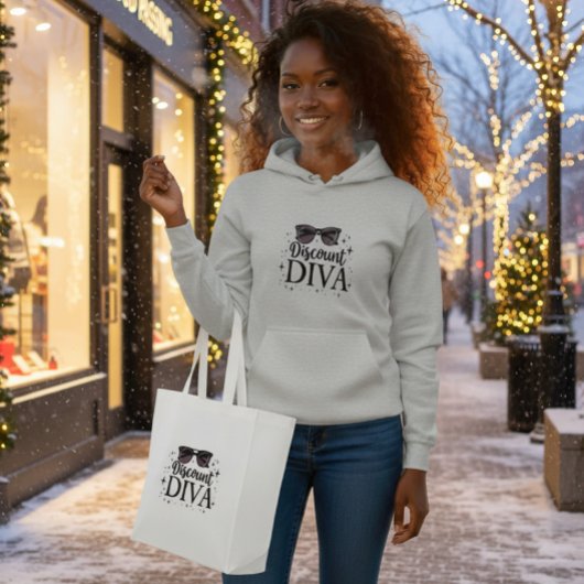 Discount Diva - Chic & Savvy Shopping Queen パーカ