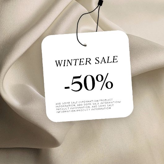 Discount Sale Clothing Hang Tag