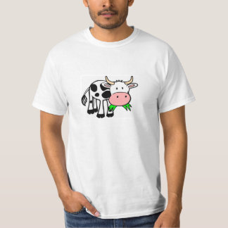 Discount T-shirt weiß "Lustige Kuh" Tシャツ