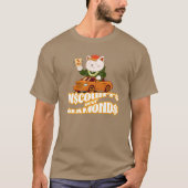 Discounts Over Diamonds – Funny Cat Saving Money D Tシャツ (正面)