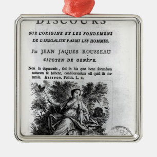 「Discoursのl'Origineとles Fondements メタルオーナメント