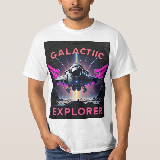 「Discover Beyond:銀河エクスプローラー」 Tシャツ (正面)