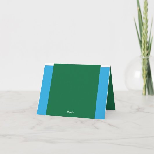 Discover the Perfect Blend of Green, Azure, Aqua,  サンキューカード (裏面)