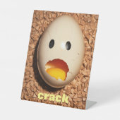 "Discover What's Inside"ペデスタル記号 台座サイン (正面)