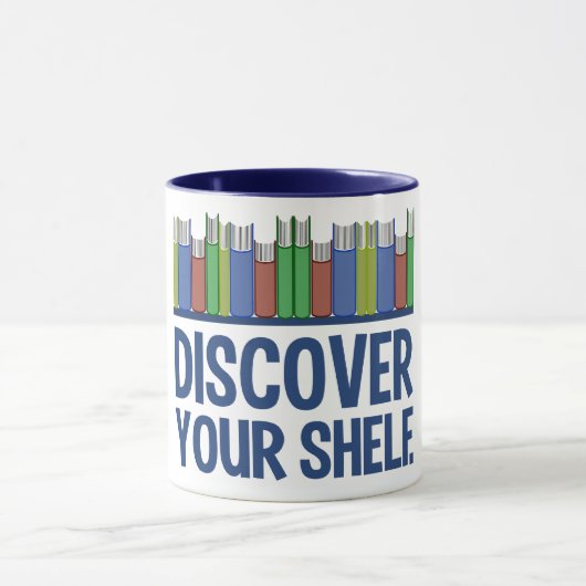 Discover Your Shelf mug -スタイルとカラーを選択 マグカップ (中央)