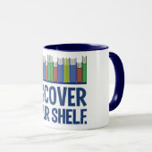 Discover Your Shelf mug -スタイルとカラーを選択 マグカップ (正面右)