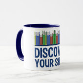 Discover Your Shelf mug -スタイルとカラーを選択 マグカップ (正面左)