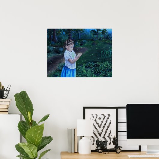 Discovering Fireflies ポスター (ホームオフィス)