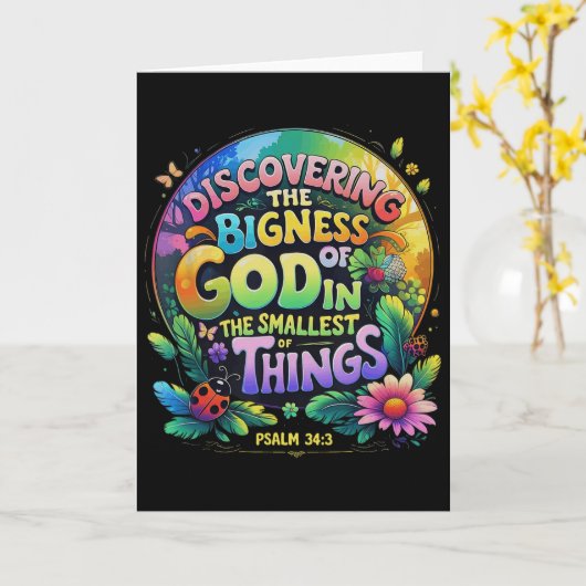 Discovering The Bigness Of God Magnified Vbs 2025  カード (黄色い花)