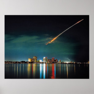 Discovery Over West Palm Beach print ポスター