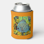 Discus Coozie（オレンジ） 缶クーラー (缶裏面)