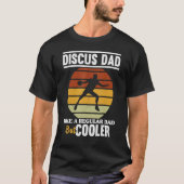 Discus Dad Thrower Track And Field Father Throwing Tシャツ (正面)