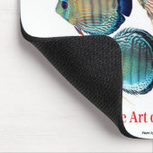 Discus fishのマウスパッド マウスパッド (コーナー)