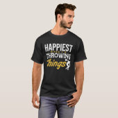 Discus Happiest Throwing Things Discus Throwing  1 Tシャツ (正面フル)