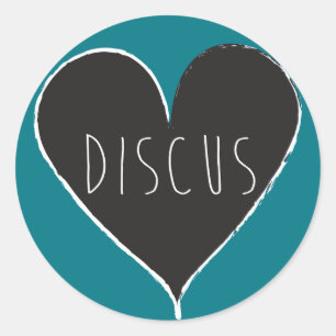 Discus Love Stickers ラウンドシール