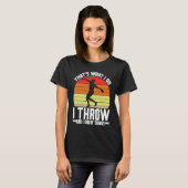 Discus Throをスロー&私は物事を知っている Tシャツ (正面フル)