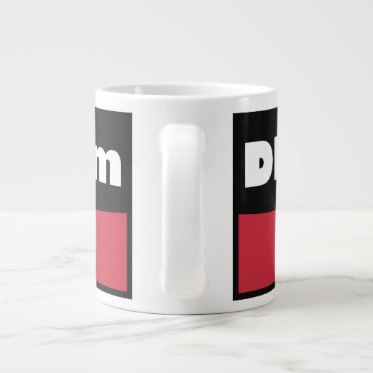 DISDadsのロゴのコーヒー・マグ ジャンボコーヒーマグカップ (裏面)