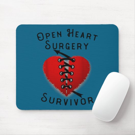Disease Awareness Open Heart Surgery Survivor Ed H マウスパッド (マウス)