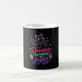 Diseñar también es jugar コーヒーマグカップ
