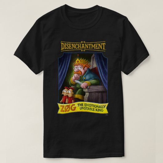 Disenchantment King Zog The Emotionally Unstable K Tシャツ (デザイン正面)