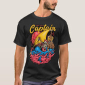 Diseño 3D Think Like a Captain Tシャツ (正面)