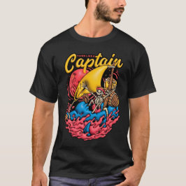 Diseño 3D Think Like a Captain Tシャツ