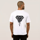 DISENO CON DIAMNTES Y NOMBRE DEL PRODUCTTO Tシャツ (裏面フル)