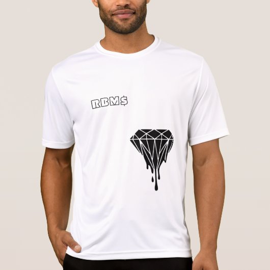 DISENO CON DIAMNTES Y NOMBRE DEL PRODUCTTO Tシャツ (正面)