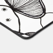 Diseño de abstracto de hojas en el viento デスクマット (コーナー)