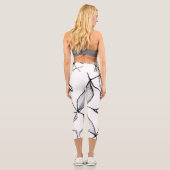 Diseño de flores abstractas カプリレギンス (裏面)