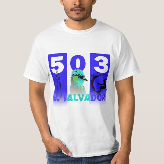 DISEÑO EL SALVADOR 503 Tシャツ (正面)