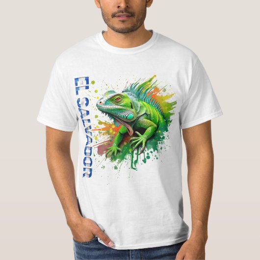 DISEÑO EL SALVADOR IGUANA  Tシャツ (正面)