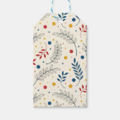 Diseño floral ギフトタグ (正面)