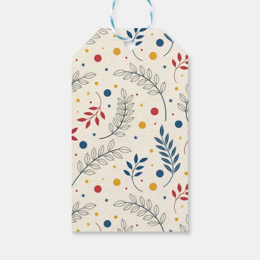 Diseño floral ギフトタグ (裏面)