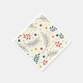 Diseño floral スタンダードカクテルナプキン (角)