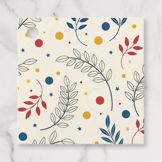 Diseño floral  フェイバータグ (正面)