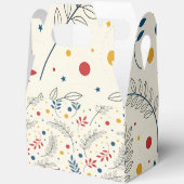 Diseño floral フェイバーボックス (見開き)