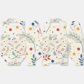 Diseño floral フェイバーボックス (見開き)