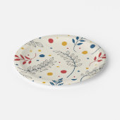 Diseño floral ペーパープレート (アングル)