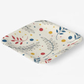 Diseño floral ペーパープレート (傾斜あり)