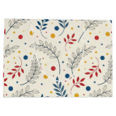 Diseño floral ラージペーパーバッグ (裏面)