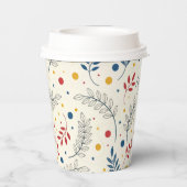 Diseño floral 紙コップ (裏面)