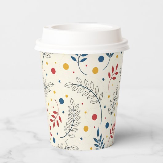 Diseño floral 紙コップ (裏面)