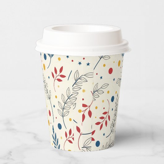 Diseño floral 紙コップ (右)