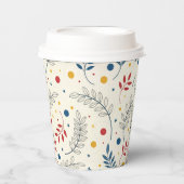 Diseño floral 紙コップ (正面)