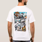 Diseño harley Snoopy Comic Tシャツ (裏面)