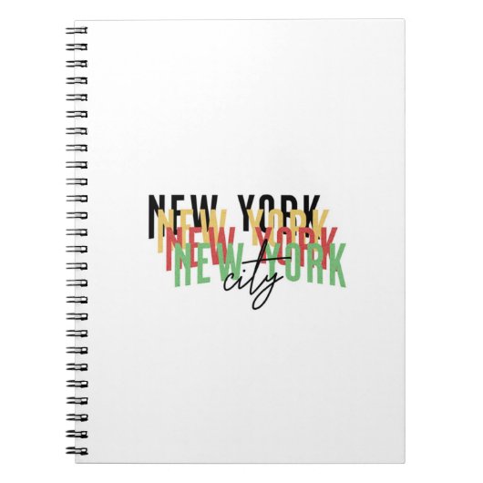 Diseño maximalista de NY  ノートブック (正面)