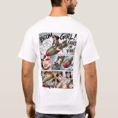 Diseño Mis Pin-Up Historia Comic Tシャツ (裏面)