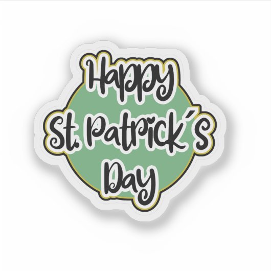 Diseño para el dia de San Patricio. シール (正面)
