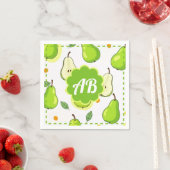 diseño peras スタンダードカクテルナプキン (インサイチュ)